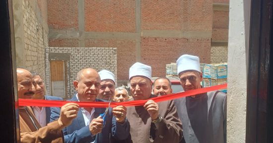 افتتاح مسجد عمر بن الخطاب بسدس فى بنى سويف