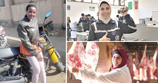 «حكايات من «الورشة» و«المجزر» و«الشارع» كيف احتلت النساء قمة الوظائف الصعبة؟.. «قاضية المجزر».. سوزان سند: الختم فى يدى «حكم» لا سلطة.. واجهت «مؤامرات» الإطاحة بى بالسكاكين.. وفرضت شخصيتى حتى آمن الجميع بى