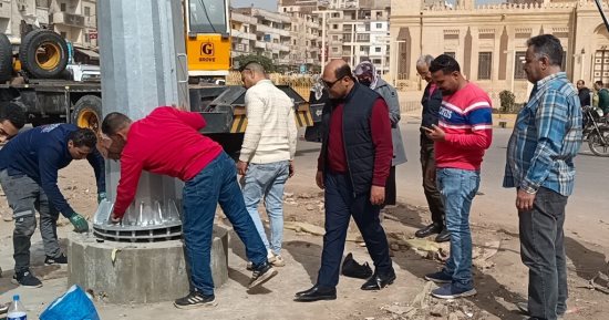 محافظ كفر الشيخ يعلن التشغيل التجريبي لأول نظام إضاءة ذكي موفر للطاقة
