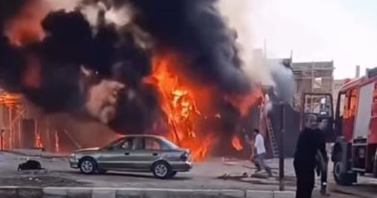 المهن التمثيلية تتابع حريق لوكيشن “بيت بابا 2” وتطمئن على فريق العمل