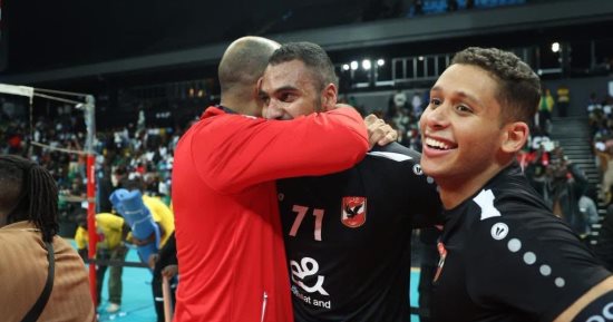 عبد الرحمن الحسينى أفضل لاعب فى بطولة أفريقيا لأندية الكرة الطائرة