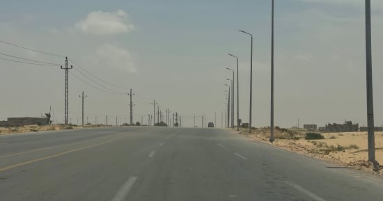 رياح نشطة قوية وارتفاع الأمواج بشمال سيناء