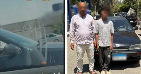 كارثة على الأسفلت.. طفل يقود سيارة ملاكي في شوارع القاهرة