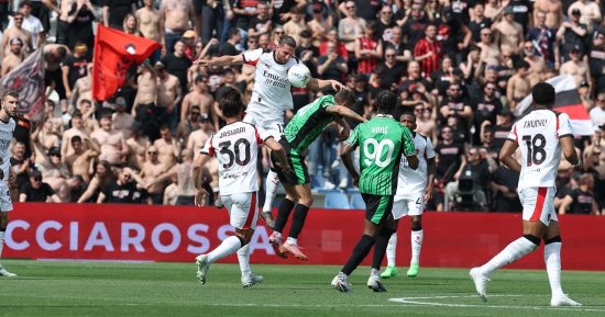 ميلان يسقط ضد ساسولو 2-0 ويواصل نزيف النقاط فى الدوري الإيطالي.. فيديو