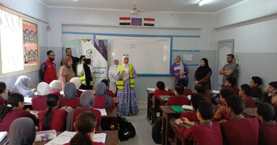 "مياه القليوبية" تنفذ حملات توعية مائية بعدد من مدارس مدينة الخصوص.. صور