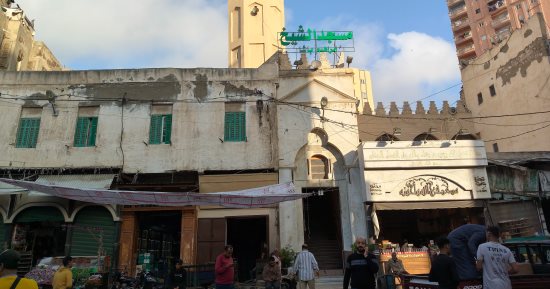بُنى فى عهد محمد على باشا.. مسجد الشيخ الأثرى المساجد المعلقة بالإسكندرية.. صور