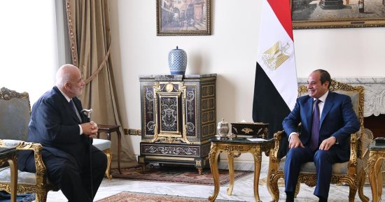 الرئيس السيسى يستقبل رئيس مجلس إدارة المجلس العالمي للسفر والسياحة