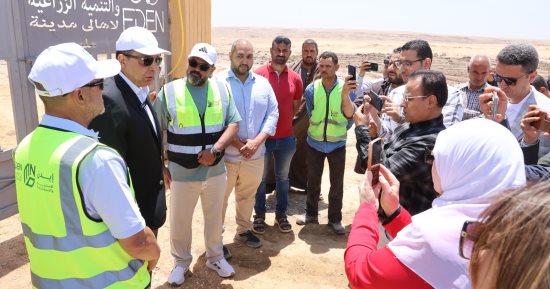 محافظ المنيا يتابع التجهيزات النهائية لسوق الماشية الجديد بملوي تمهيداً لافتتاحه