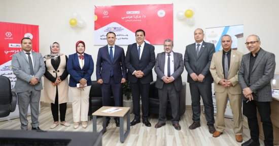 وزارة التضامن تفتتح وحدة الوزارة بجامعة بني سويف التكنولوجية