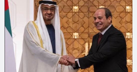 الشيخ محمد بن زايد يؤكد الطابع الاستثنائى للأواصر الشعبية والرسمية بين مصر والإمارات