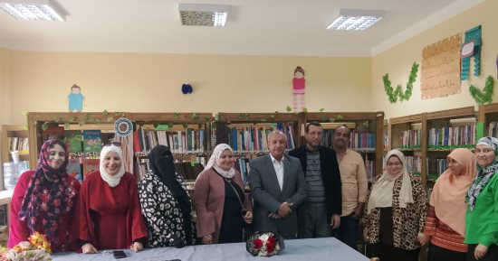 رئيس دار الكتب يتفقد مكتبة الخيالة بعين الصيرة بعد انتهاء تجهيزها