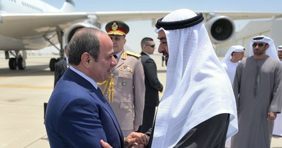 صور زيارة الرئيس السيسى للإمارات ولقاؤه الشيخ محمد بن زايد