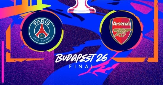 بى إس جى ضد أرسنال.. سر إقامة نهائى دورى الأبطال فى السابعة مساءً لأول مرة