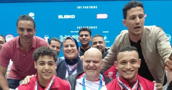 منتخب الأثقال يواصل تألقه في بطولة العالم بالإسماعيلية بـ 9 ميداليات 