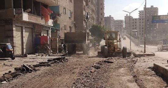 محافظ الجيزة يعلن بدء توسعة ورصف شارع الكيلاني بالمنيرة الغربية