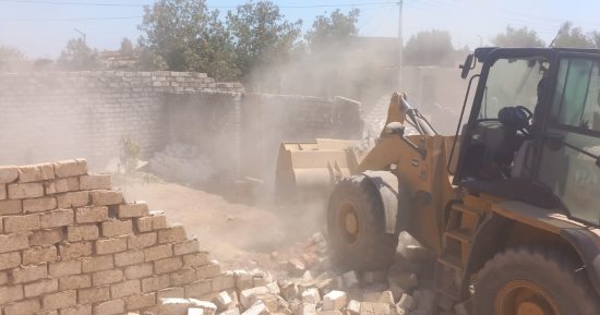 حملات مكبرة فى قوص ونجع حمادى لإزالة التعديات على أملاك الدولة