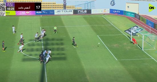وادى دجلة يتعادل مع بتروجت 1-1 في الشوط الأول.. فيديو