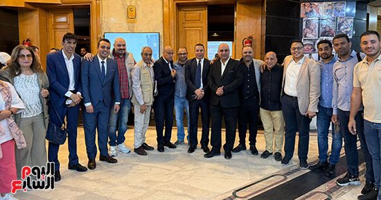 بدء احتفالية تسليم تأشيرات الحج لبعثة نقابة الصحفيين.. صور 