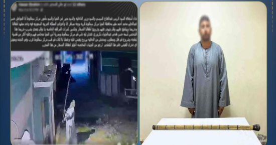 "فاكرها بتصور بيتي".. اعترافات مثيرة لعامل حطم كاميرات جاره في سمالوط