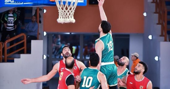 الأهلى يفوز على الاتحاد فى ثانى مباريات نهائى دورى كرة السلة