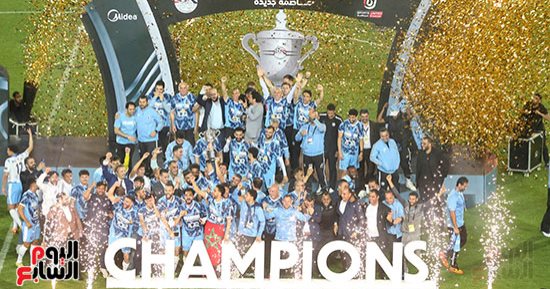 بيراميدز يهزم زد 2-1 ويتوج بلقب كأس مصر للمرة الثانية فى تاريخه.. صور