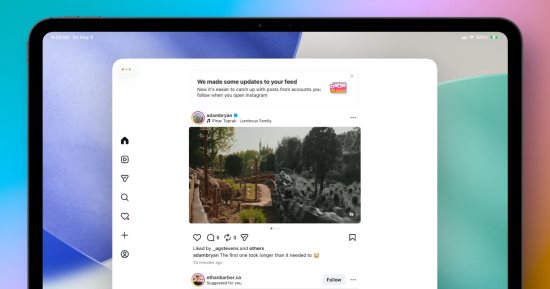 انستجرام يعيد تصميم تطبيق iPad.. ما الذى تغيّر؟