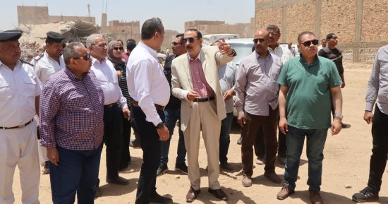محافظ سوهاج يقود حملة مكبرة لإزالة التعديات على الأراضي الزراعية بمركز جرجا