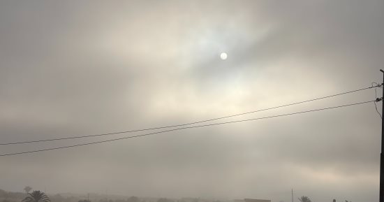 شبورة كثيفة وأجواء حارة تضرب مدن شمال سيناء اليوم.. صور
