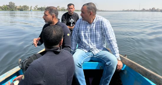بعد 3 أيام من البحث.. العثور على جثة شاب من المفقودين في نهر النيل بقنا