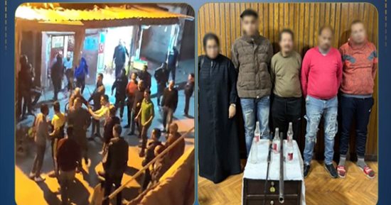 بسبب خناقة جيرة.. سقوط أصحاب مقهى تعدوا على أسرة بـ"الأسلحة" بالرمل
