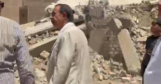 محافظ سوهاج فى حملة لإزالة التعديات على أراضى الزراعة وأملاك الدولة