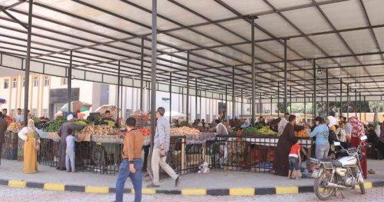 برنامج التنمية المحلية بصعيد مصر يقضي على الأسواق العشوائية .. صور