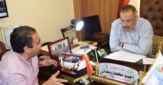 مياه القناة تتابع مستجدات مشروع خط نقل محطة تحلية غرب بورسعيد بطاقة 900 ألف م³/يوم
