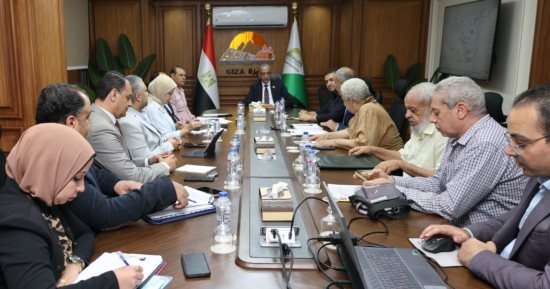محافظ الجيزة: مشروعات الصرف الصحى الجارية تسهم فى رفع كفاءة الخدمات