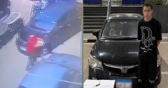 خناقة على أولوية المرور.. كواليس فيديو الاعتداء الوحشى على مُسن بالمطرية