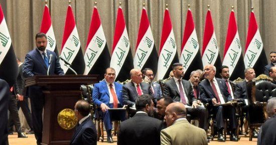 مجلس النواب العراقى يصوت على منح الثقة لحكومة على فالح الزيدى