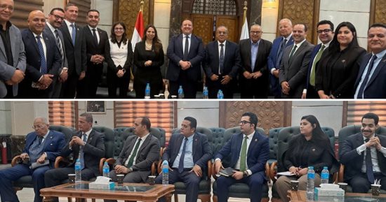 تنسيقية شباب الأحزاب تلتقي نقيب المهندسين وهيئة مكتب النقابة لبحث ملفات التعاون