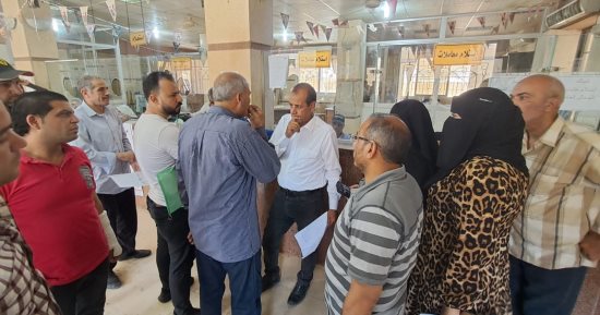 رئيس مدينة أبو النمرس يتابع سير العمل بالمركز التكنولوجى ويلتقى المواطنين