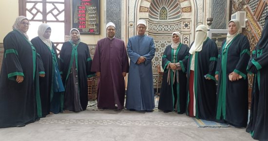 انطلاق فعاليات القافلة الدعوية للواعظات بمسجد العارف بالله فى سوهاج