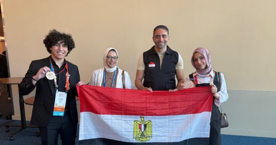 بعثة معرض مكتبة الإسكندرية للعلوم والهندسة تحقق إنجازا عالميًا جديدًا