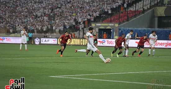 عدى الدباغ يسجل هدف الزمالك الأول فى شباك اتحاد العاصمة بنهائى الكونفدرالية.. فيديو وصور