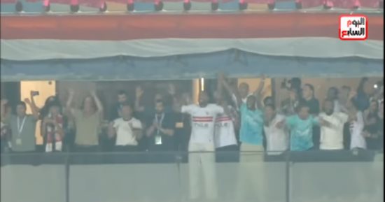 كاميرا اليوم السابع ترصد فرحة قدامي الزمالك بالتقدم أمام اتحاد العاصمة