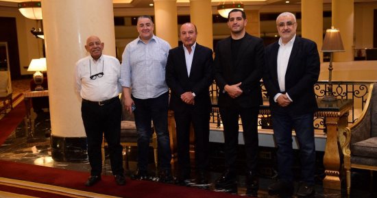 وفد زملكاوي يزور بعثة اتحاد العاصمة فى مقر الإقامة قبل نهائي الكونفدرالية