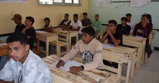 طلاب النقل بجنوب سيناء يؤدون امتحانات نهاية العام فى العربى والعلوم المتكاملة