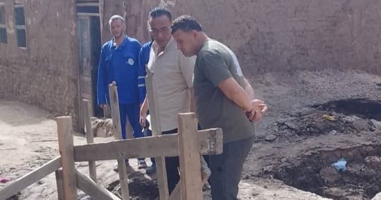 رئيس مدينة الشهداء: استمرار أعمال إصلاح خط الطرد بزاوية الناعورة