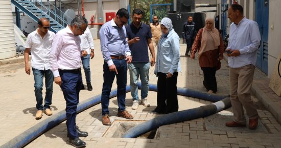 رئيس مياه القليوبية يتفقد محطة نوب طحا المرشحة