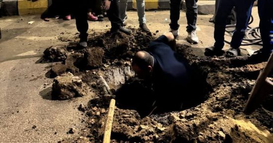 تحويلات مرورية لتنفيذ أعمال إصلاح هبوط أرضى بمحور عبدالحميد بدوى