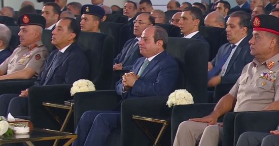 الرئيس السيسى يشهد افتتاح محطة رفع المياه رقم 3 نبع بالفيديو كونفرانس