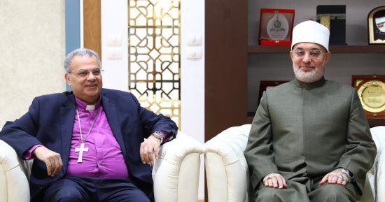 مفتى الجمهورية يستقبل رئيس الطائفة الإنجيلية والوفد المرافق له للتهنئة بعيد الأضحى