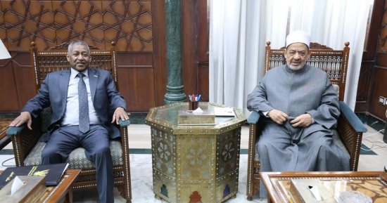 شيخ الأزهر يستقبل السفير السودانى ويناقشان تعزيز الدعم الأزهرى لأبناء السودان